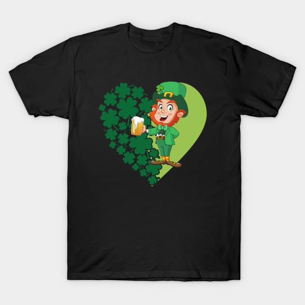 St Patrick day T-Shirt by Museflash